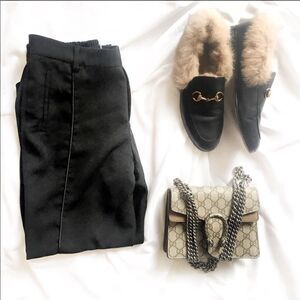 𝅺nwot Vince tapered tuxedo work trousers sz medium